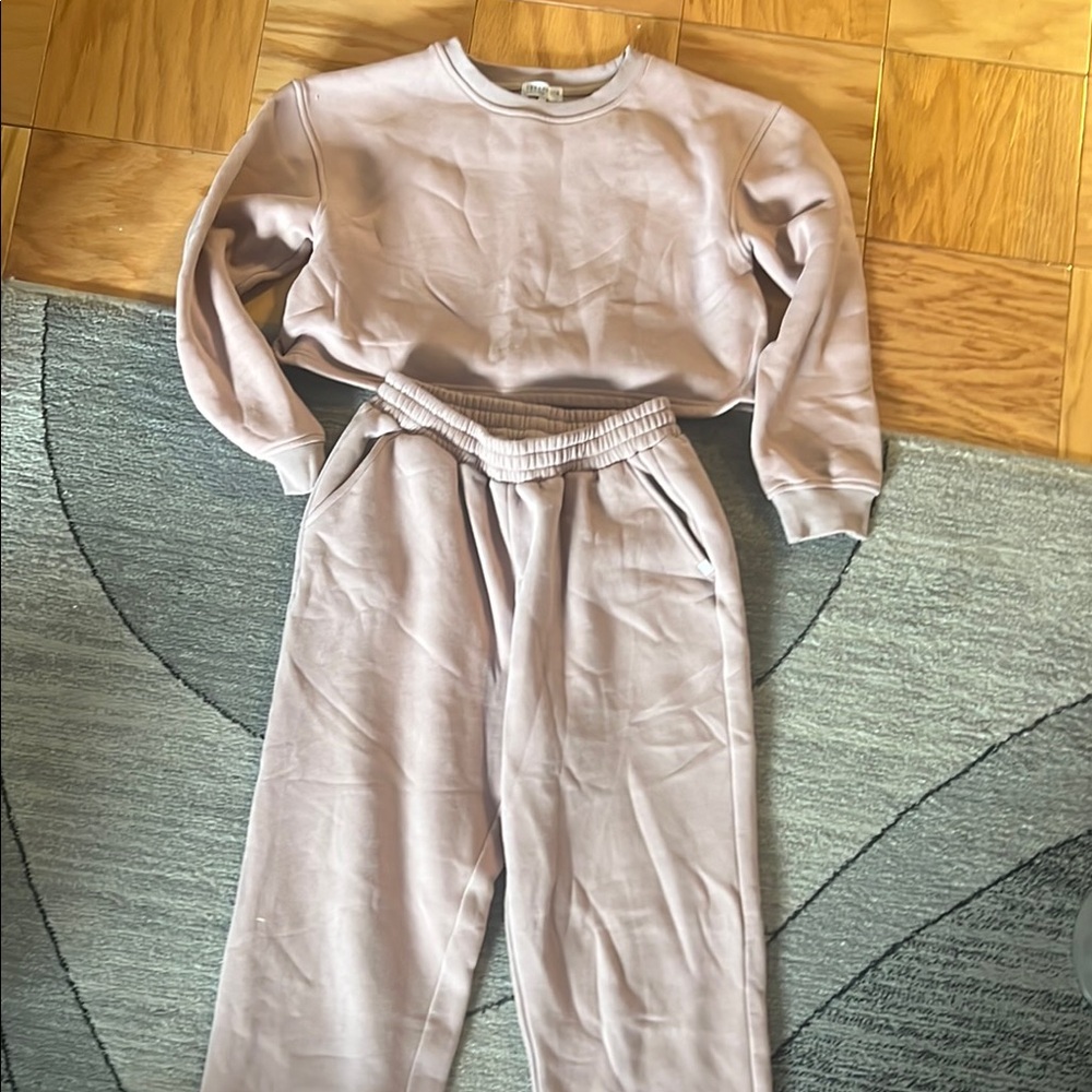 Cozy Mauve Sweatshirt and Joggers Set